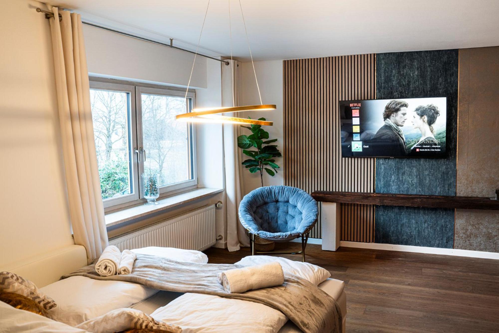 Apartmán 130M2 Loft - Balkon, Smart Tv, Badewanne, Kaffee Rosenheim Exteriér fotografie